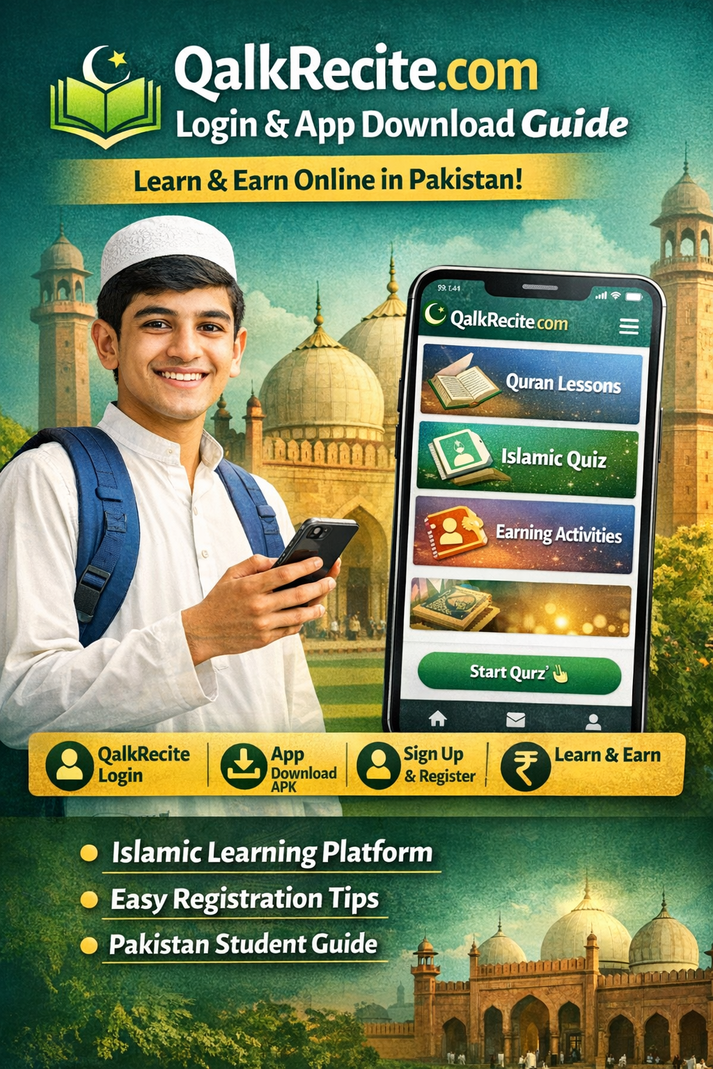 QalkRecite com Login & App Download Guide (2026): How Students in Paki