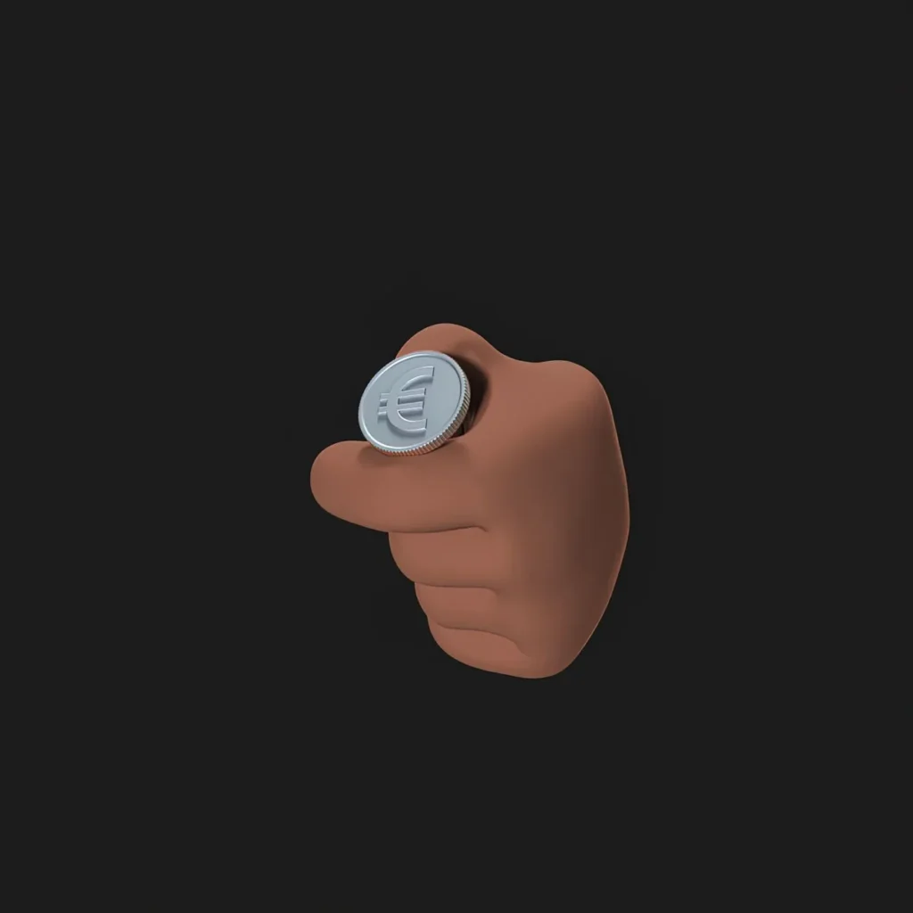Steps to perform a coin flip