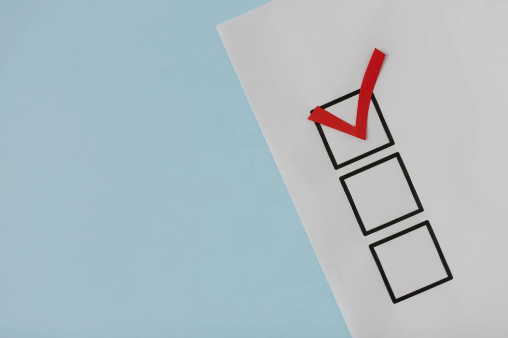 Steps in prolific surveys